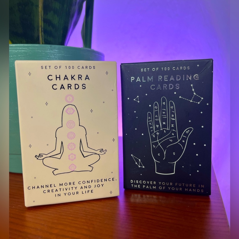 *NEW* Chakra Cards / Palm Reading Cards (Both being sold together)